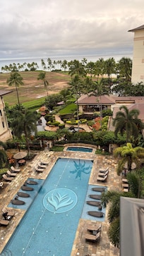 Daytime balcony view