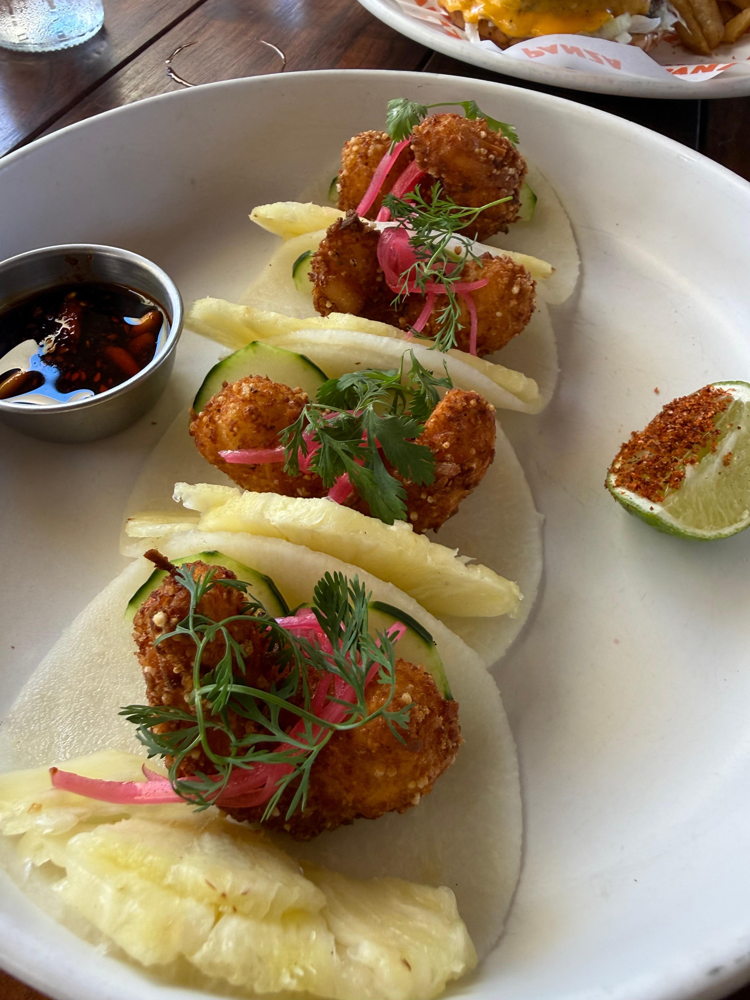 Panza restaurant 
Shrimp tacos
