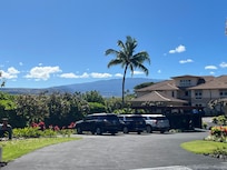 The view from the parking lot was even gorgeous