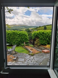 The view from the super convenient front door with opening top half