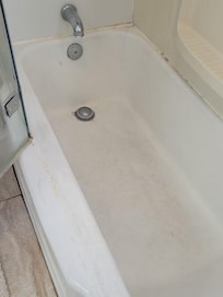 bathtub rust and grime