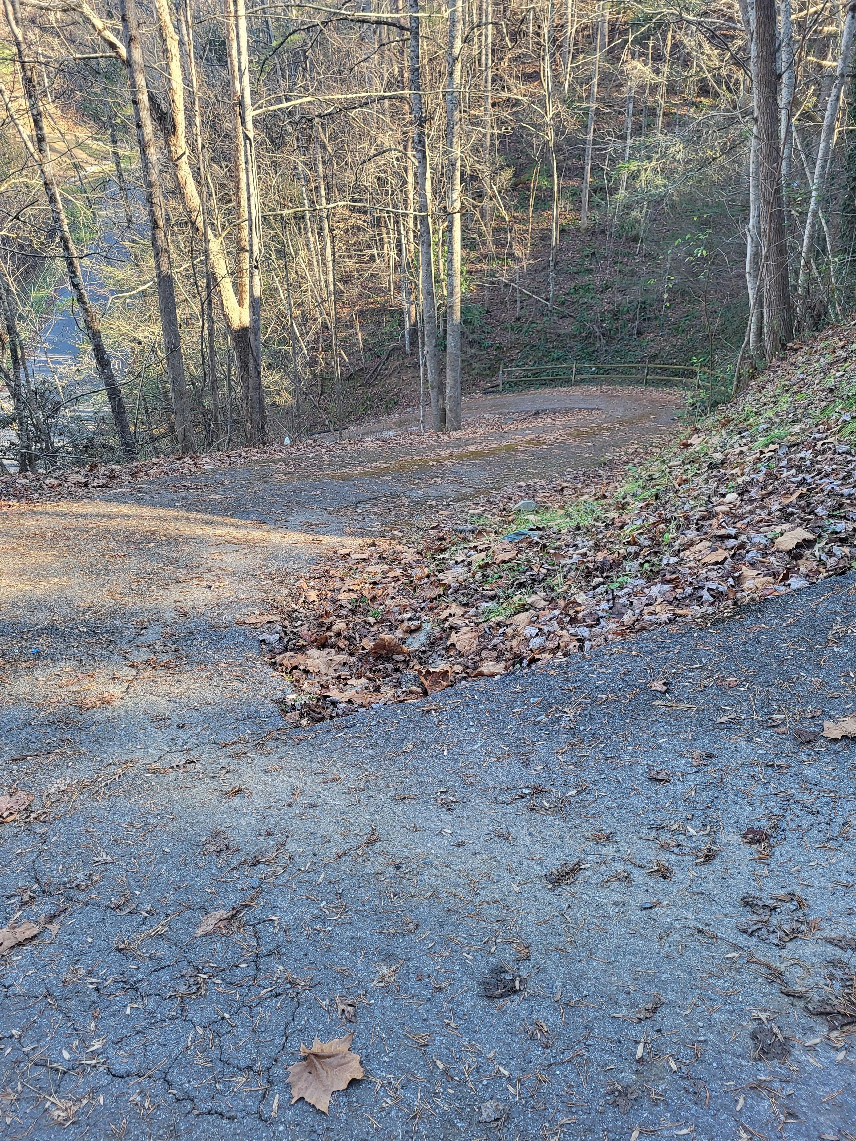 Heed the driveway warnings in icy/snowy conditions 