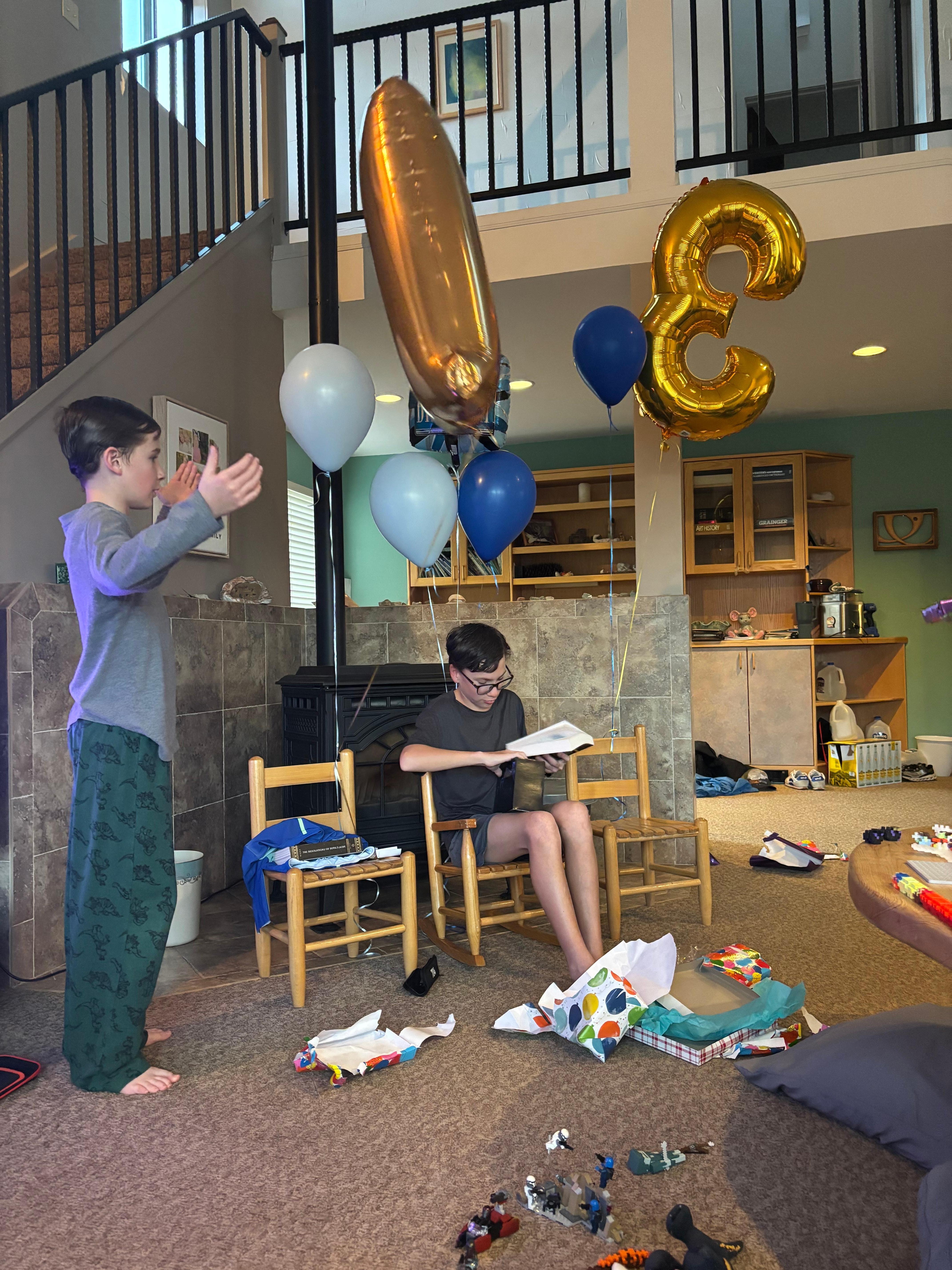 Plenty of room to celebrate our son’s 13th bday!