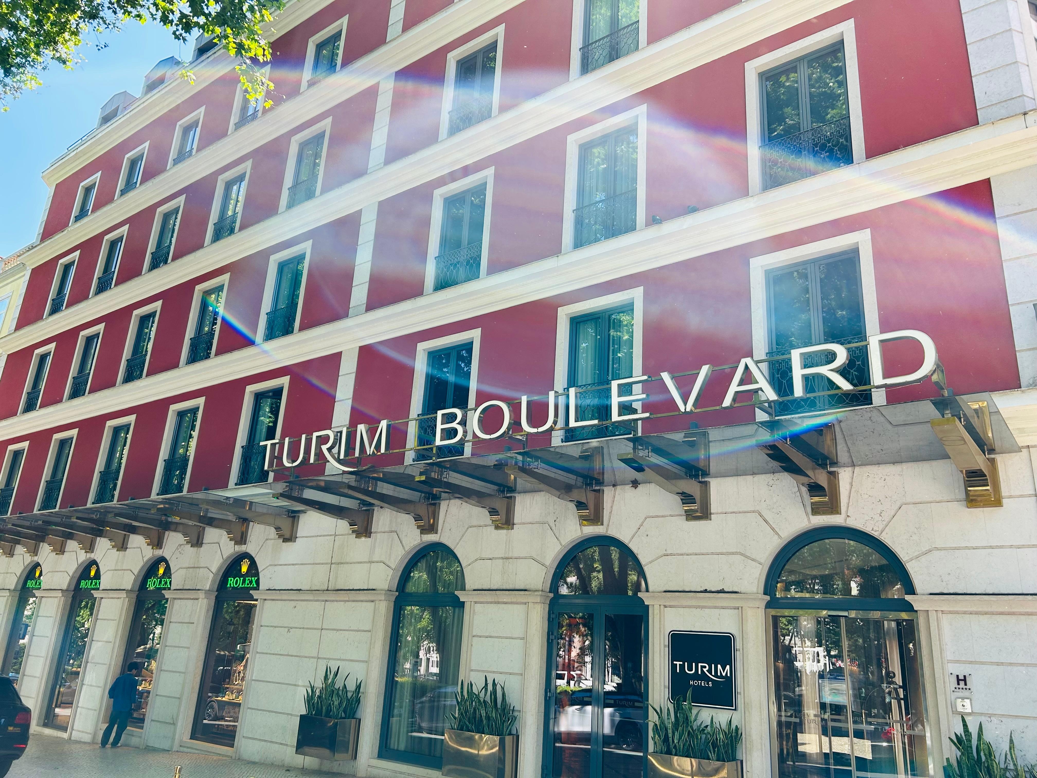 Hotel front at Avenida da Liberdade
