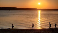 We had three sunsets like this while staying at the Breeze.