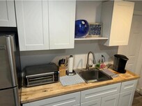 Actual kitchen, no microwave