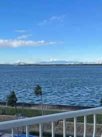 Vue de la chambre sur le mont Fuji