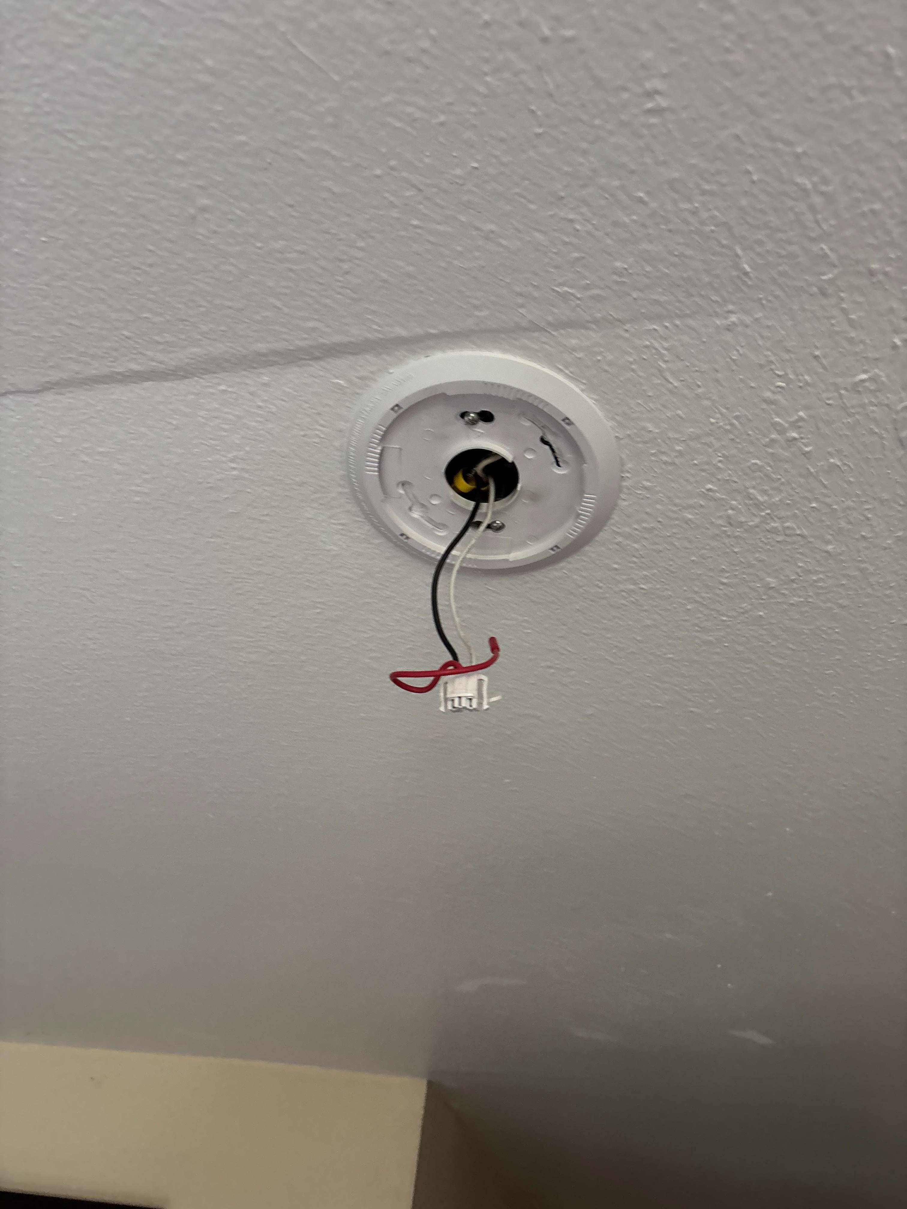 Smoke detector missing 