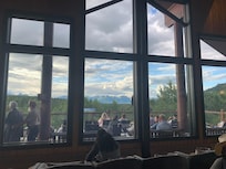 View from main lodge.