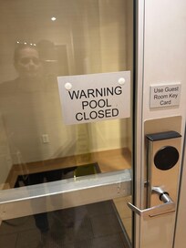 Pool closed all weekend