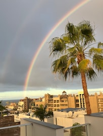 View from the upper sun terrace.