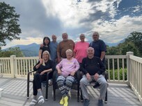Family Photo - Father & his wife along with his kids and their spouses...