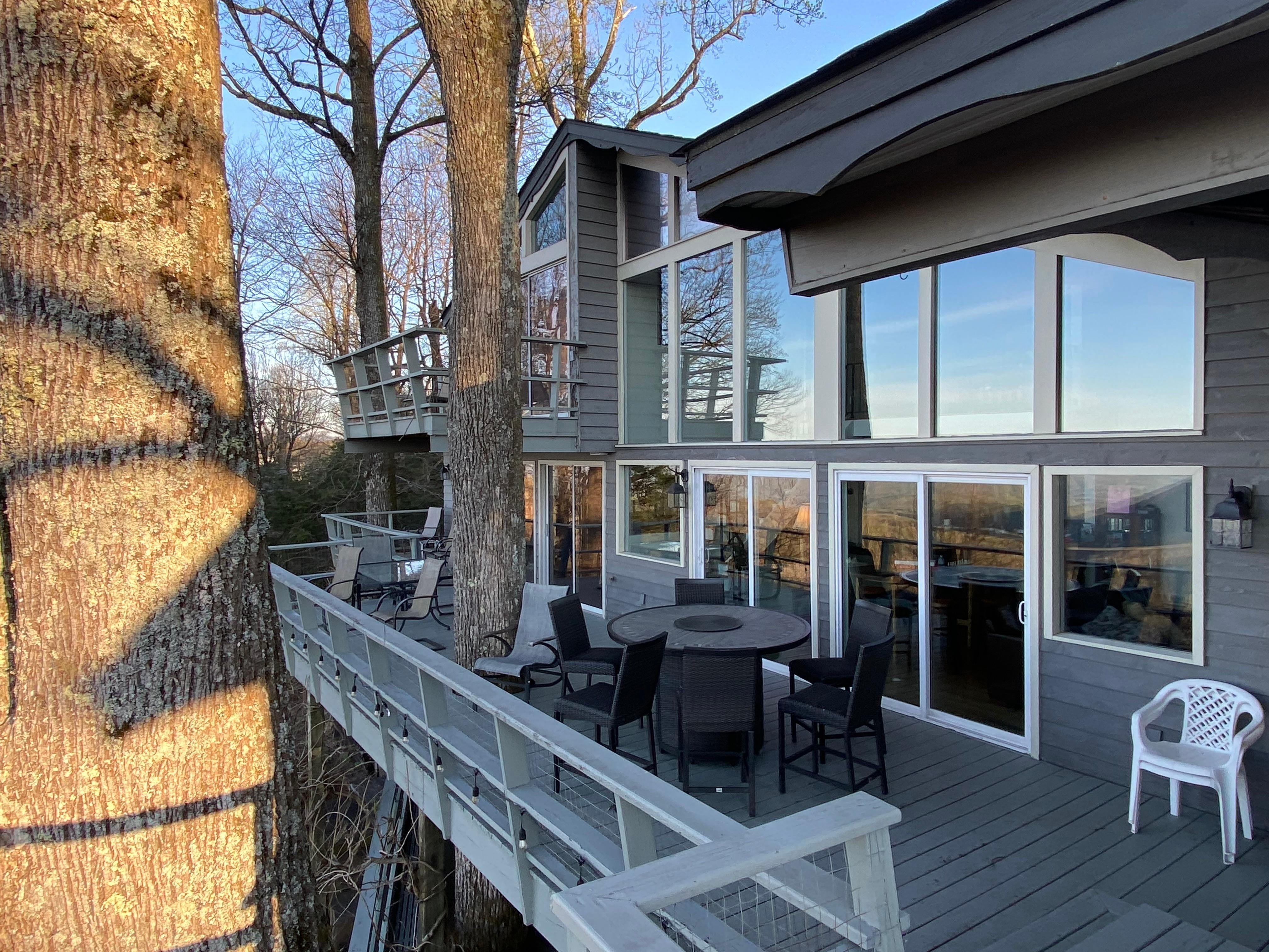 Back view of the house facing the mountain view