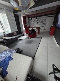 Our suite living area