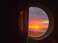 Sunrise from the master bedroom window.