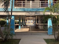 Entry to the house, downstairs kitchen.