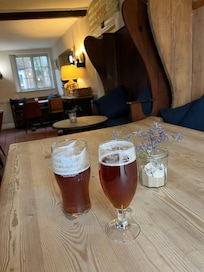 Lovely pub with a choice of rooms to sit in