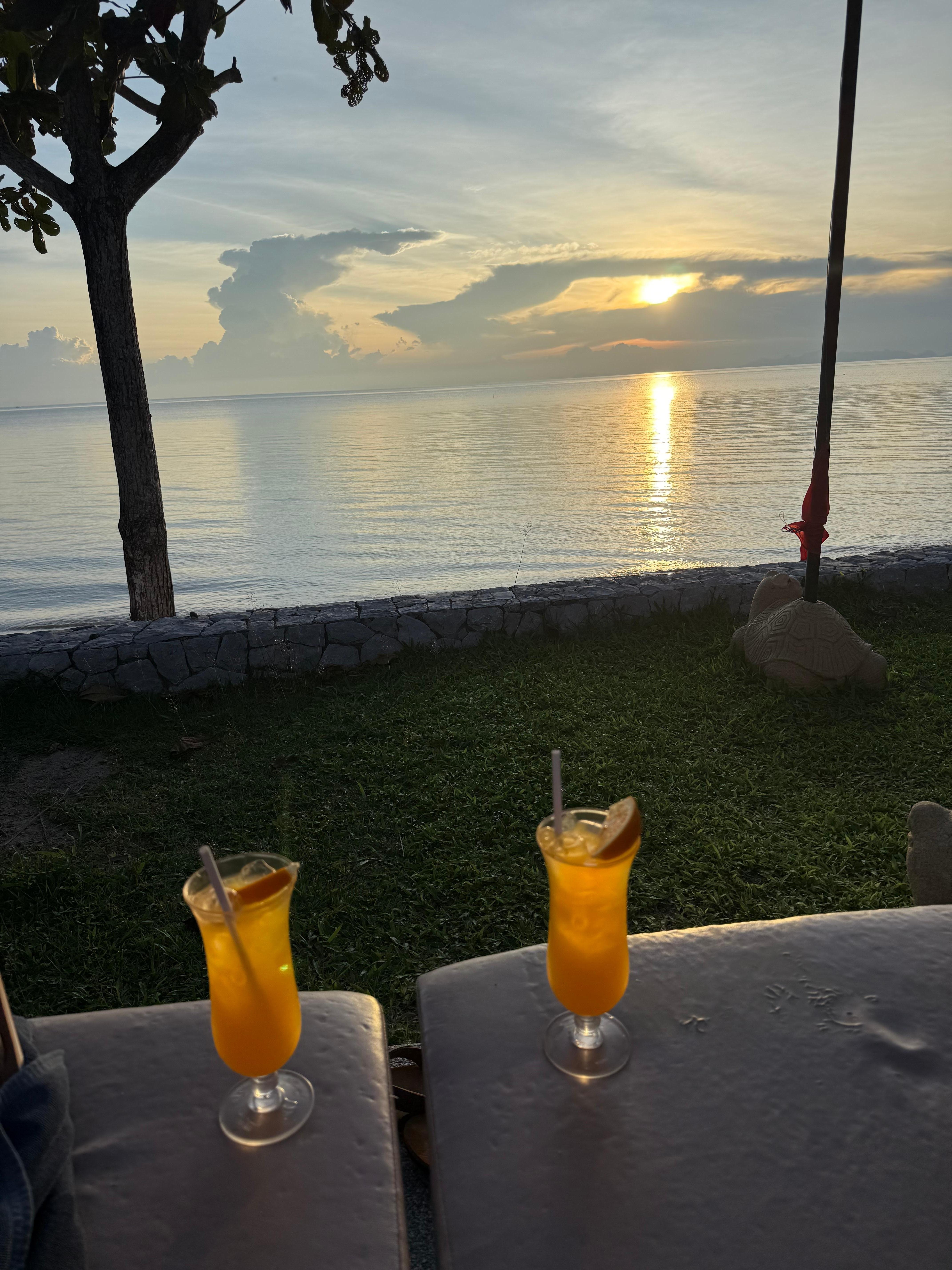 Cocktails @ sunset 