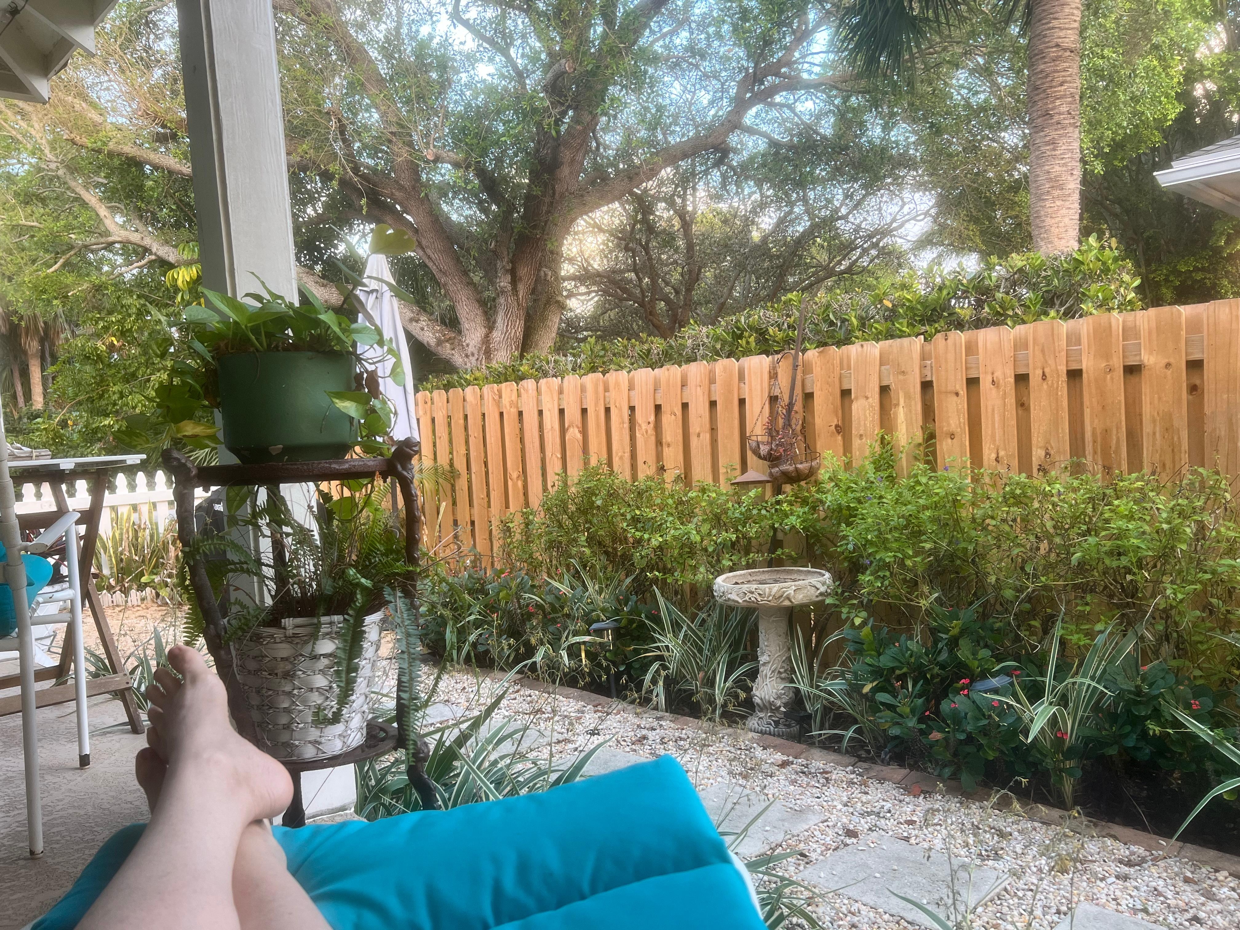 Peaceful little patio