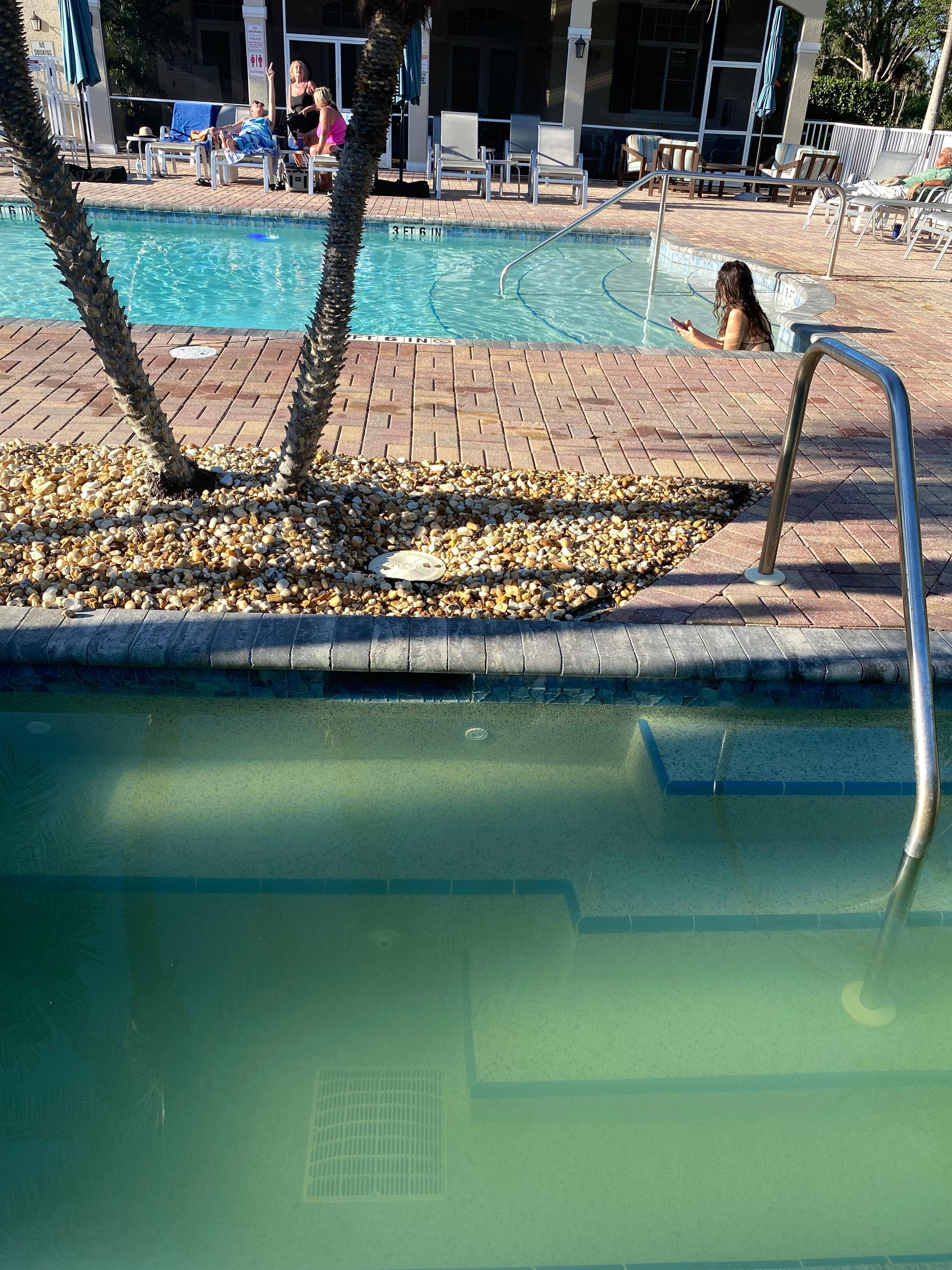 The green hot tub.