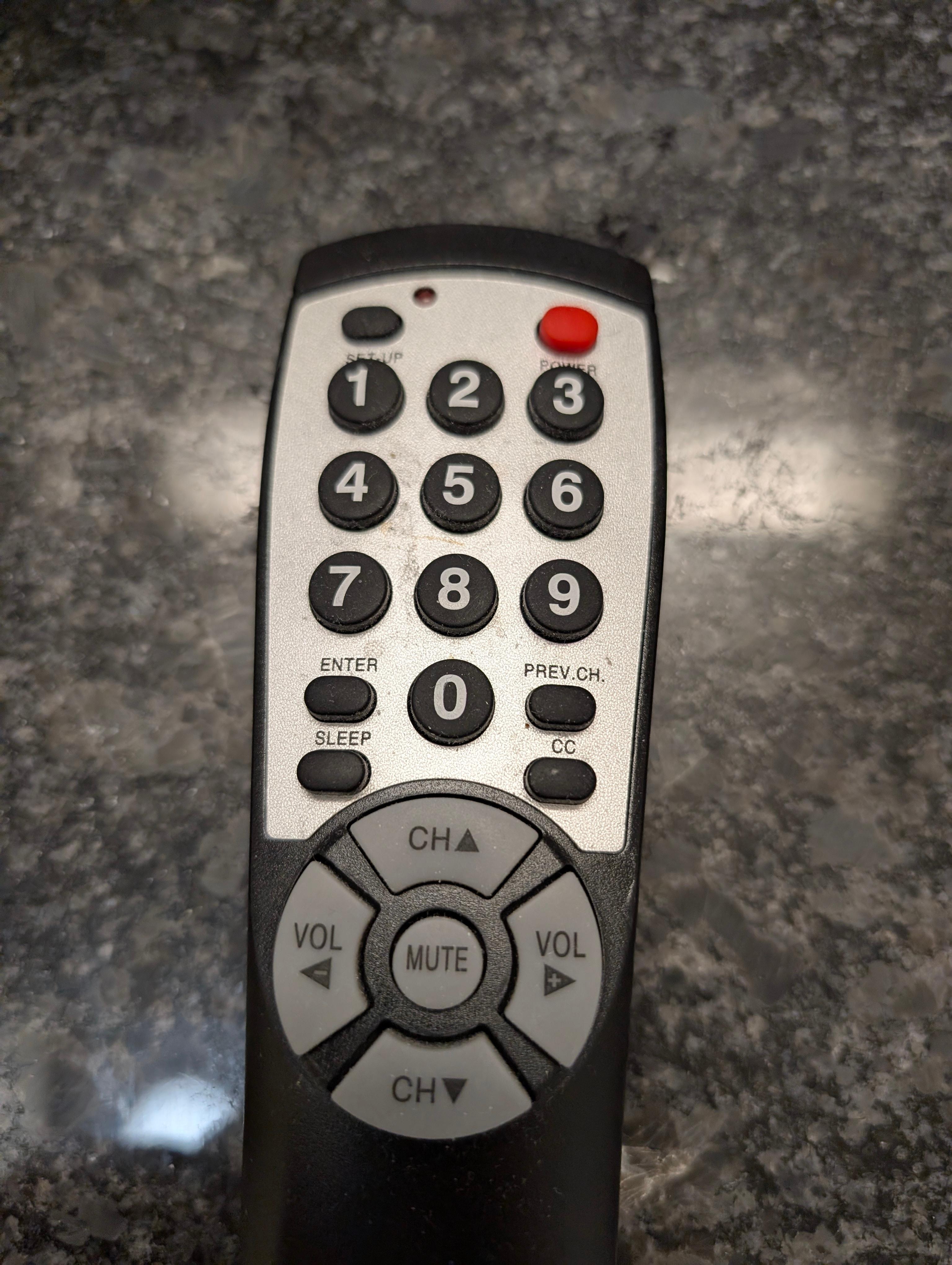 Filthy remote!
