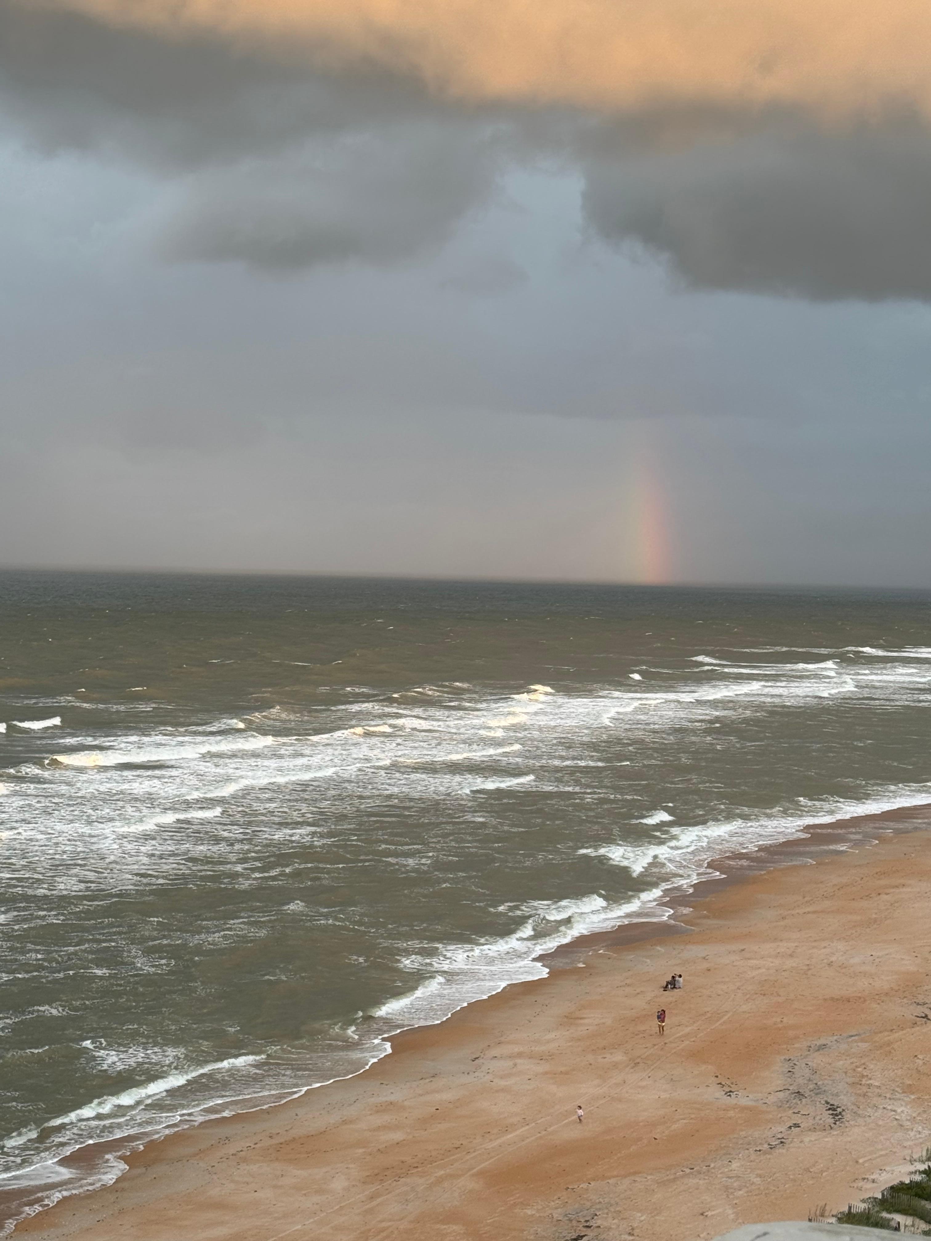 Rainbows were like beacons of love on a desolate sea