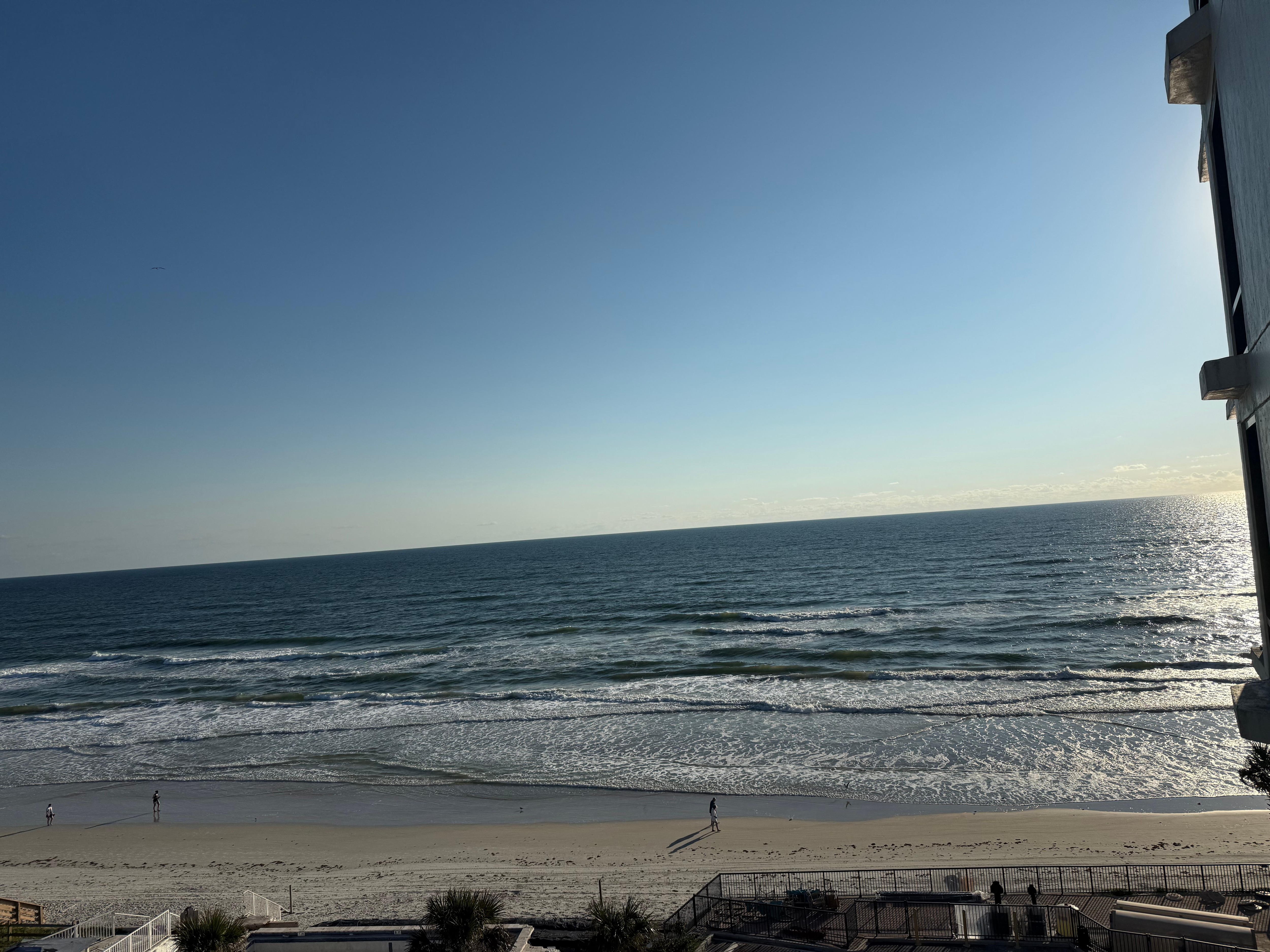 View from our balcony.