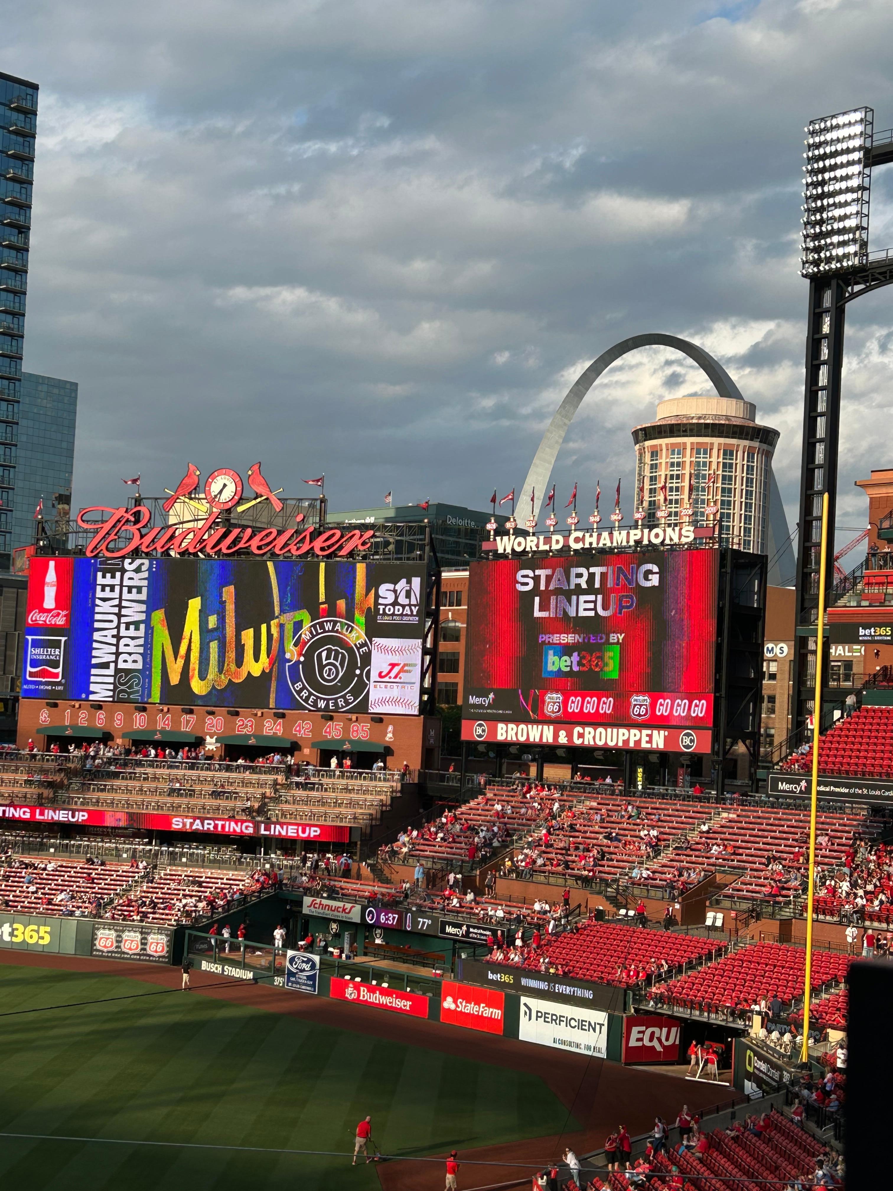 Cardinals at Bush Stadium