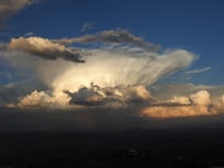 Crazy cloud formations
