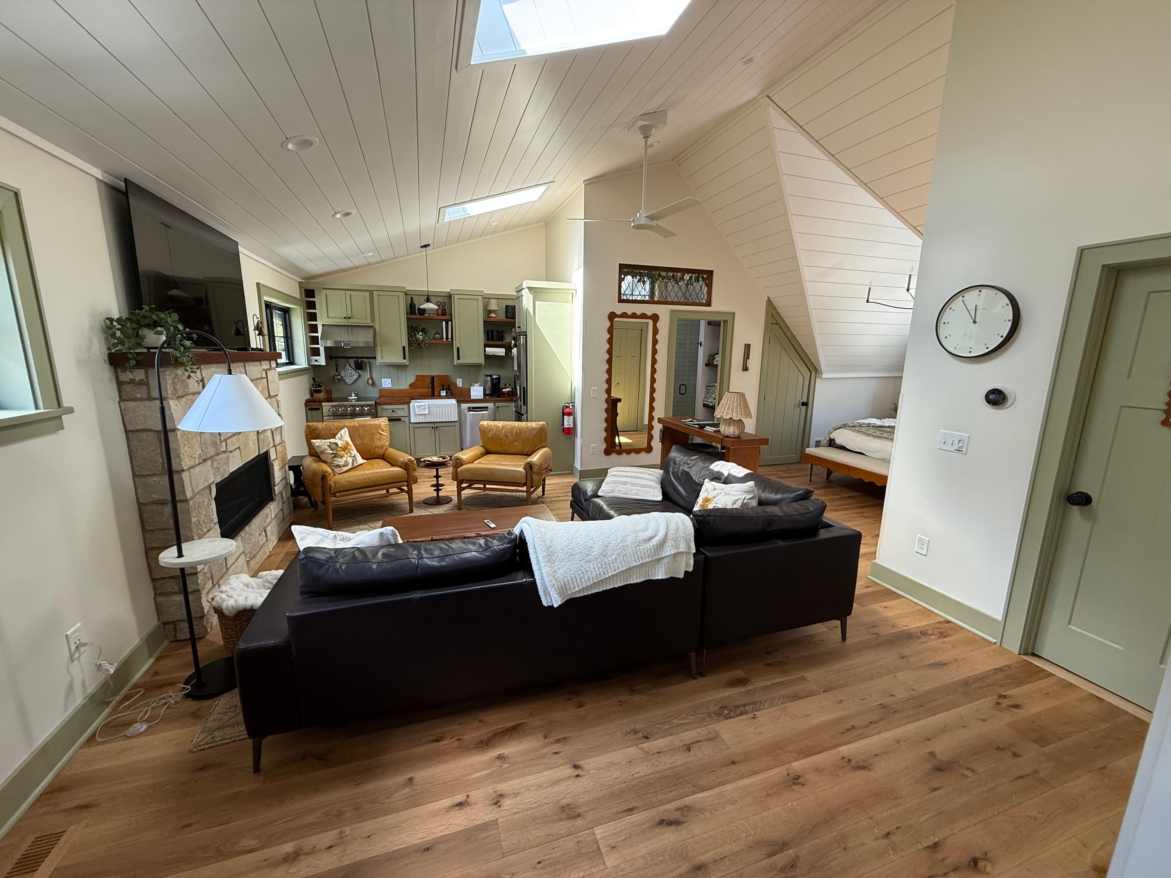 Inside loft view from entry area