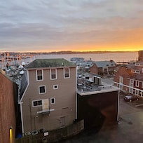 The "water view" from my hotel room.