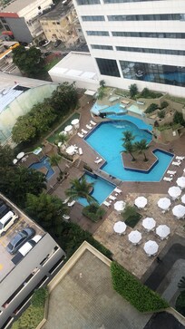 Vista do meu andar da piscina