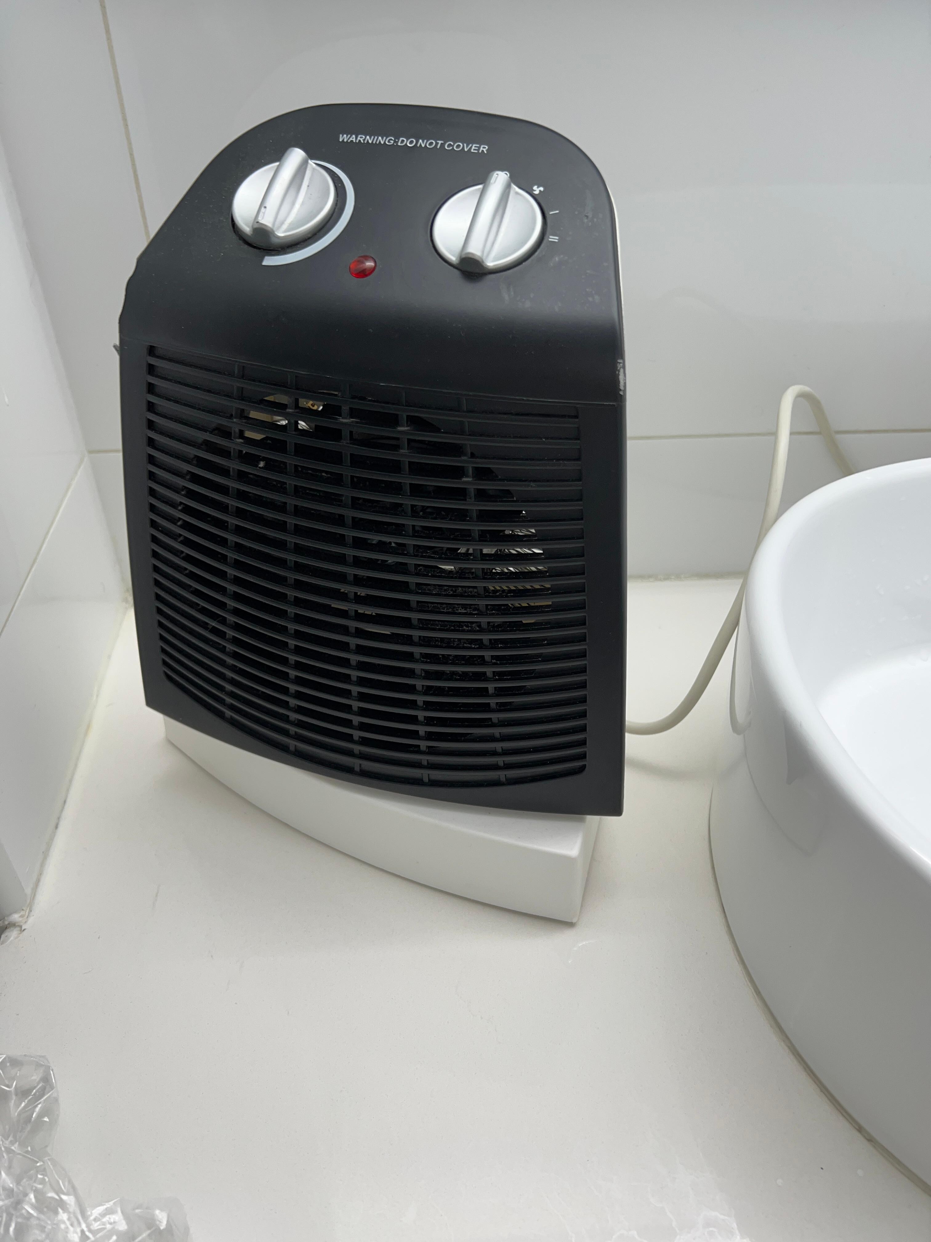 1 out of the 3 heaters provided 