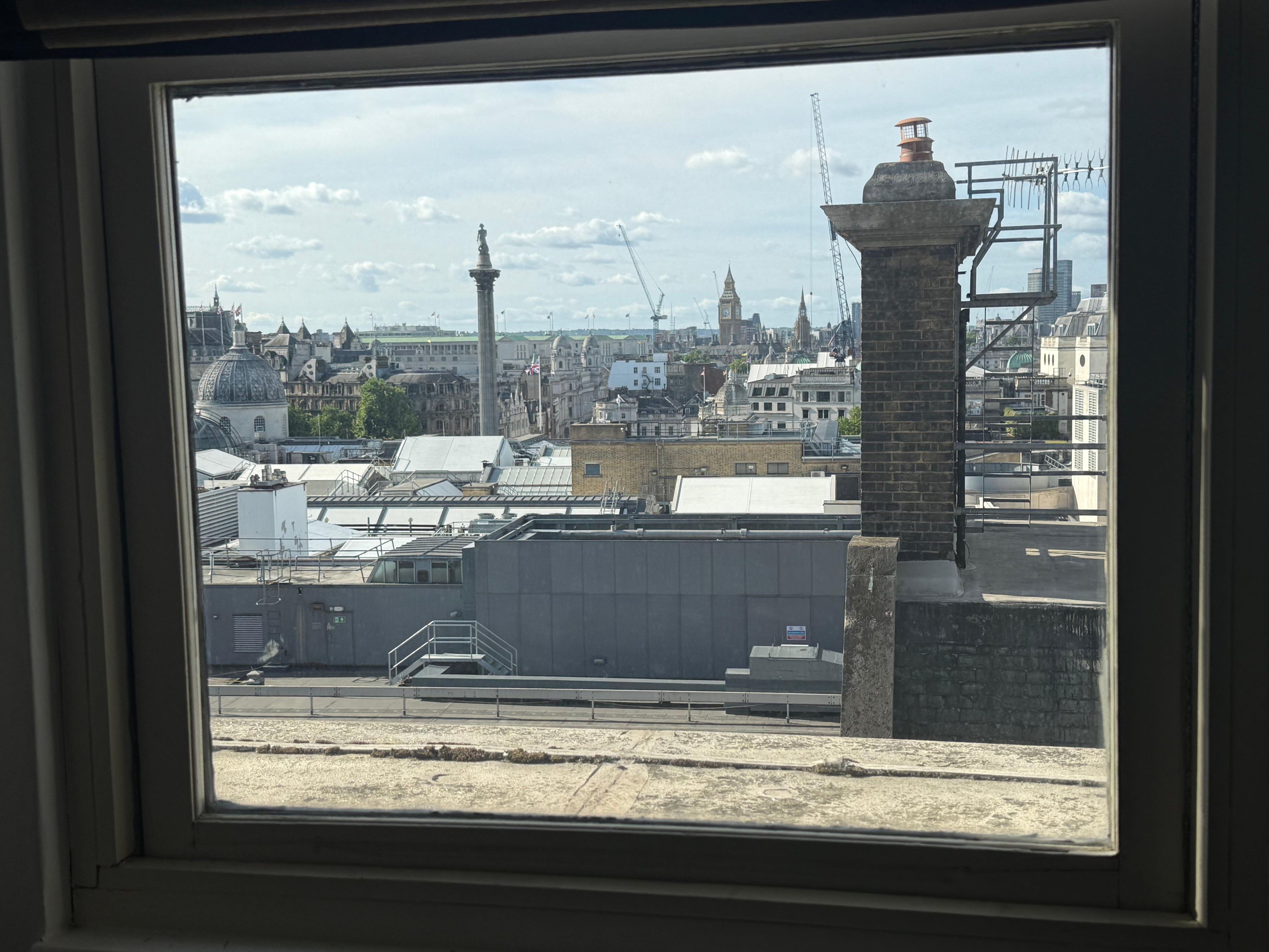 View from 6th floor premium room.