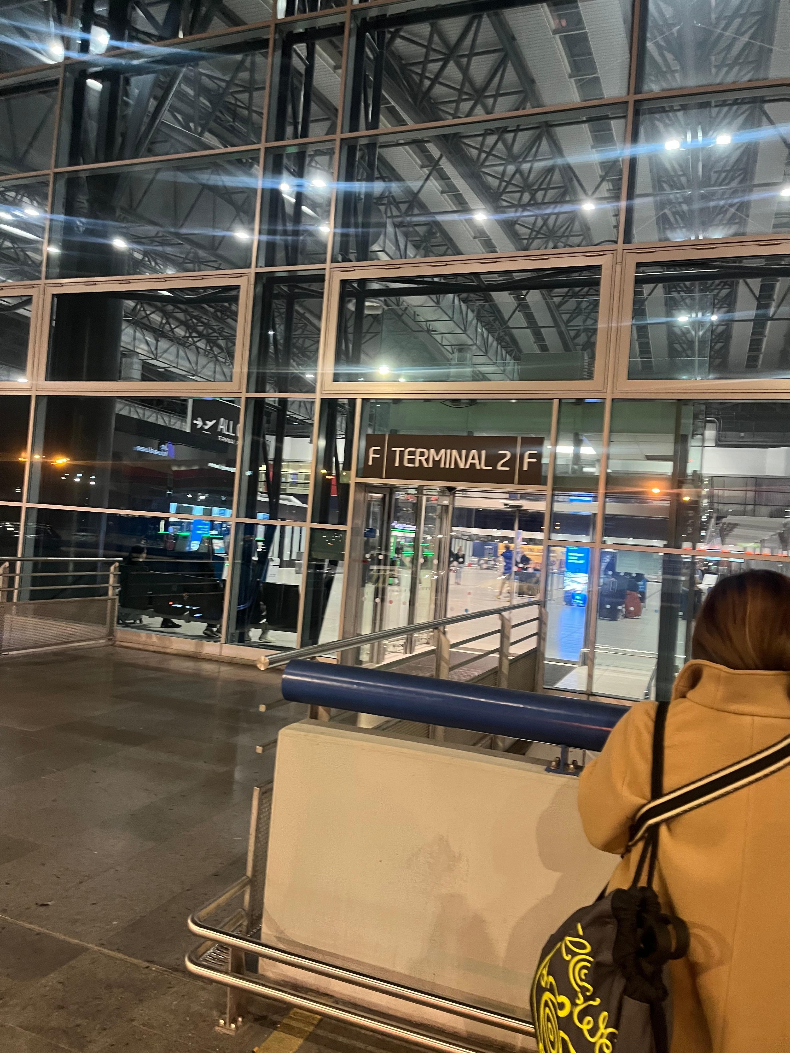 The international Prague Airport terminal.