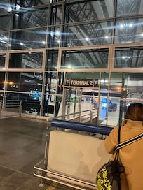 The international Prague Airport terminal.