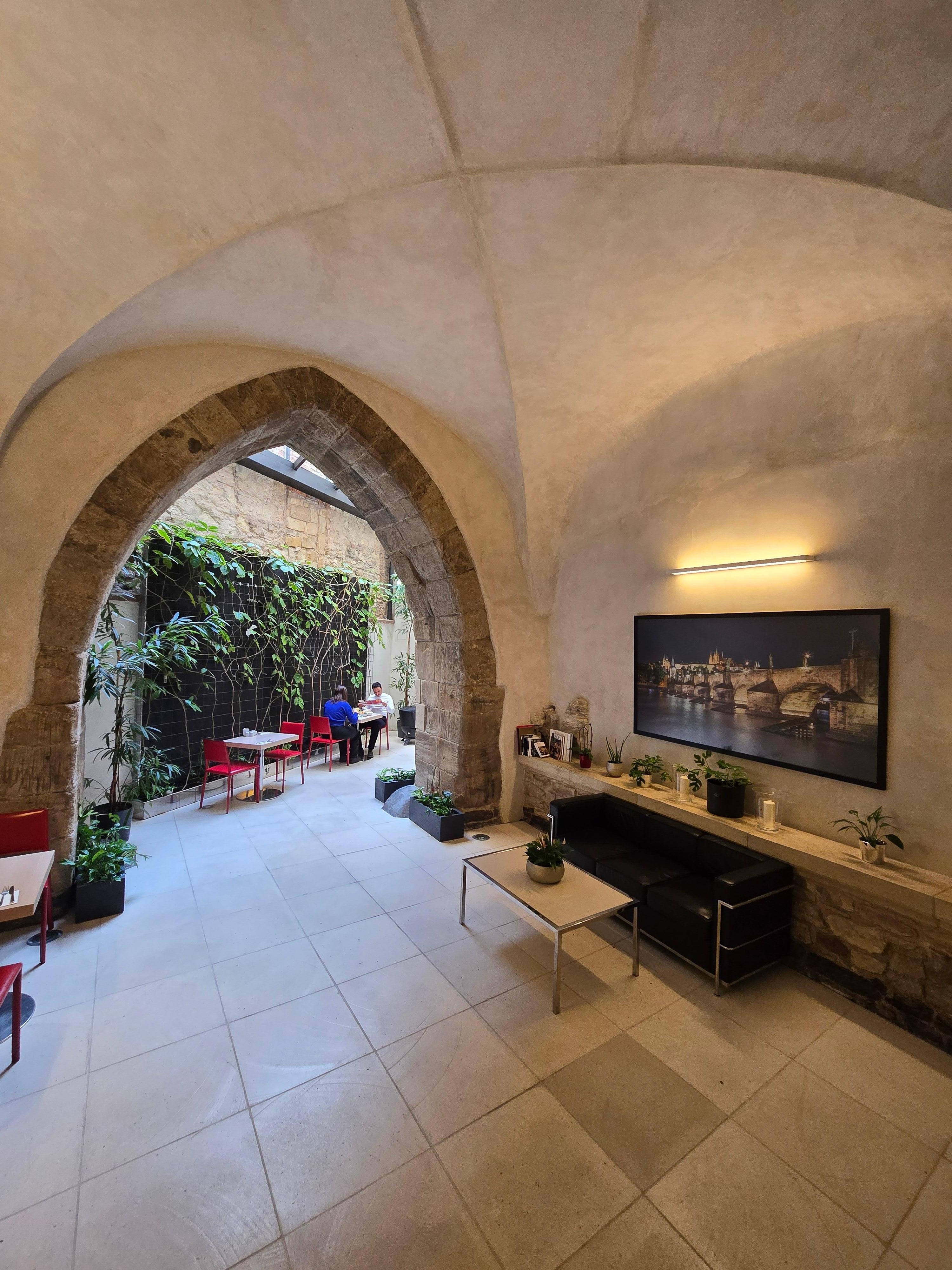 Part of the breakfast area