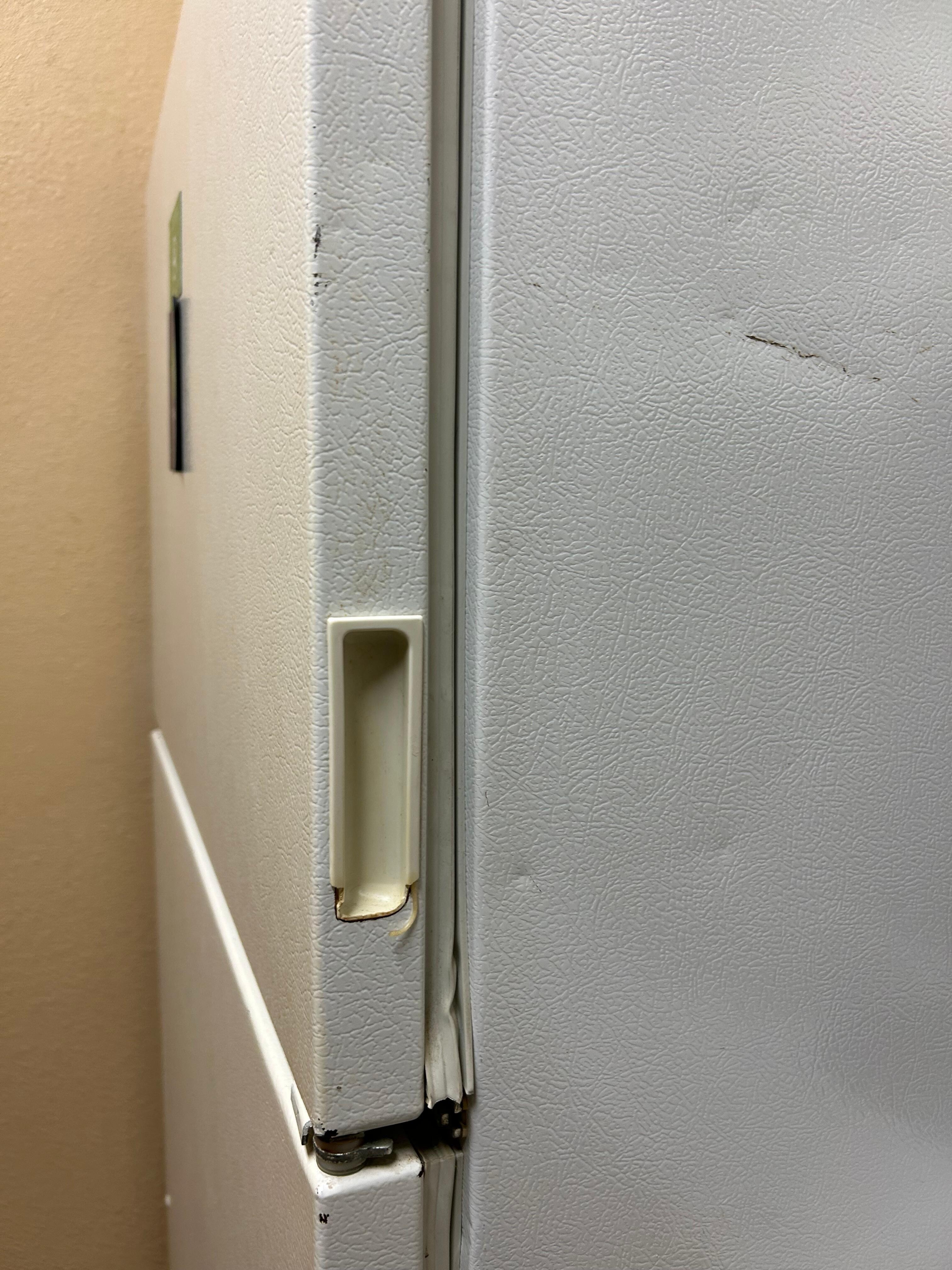 Old and dirty fridge