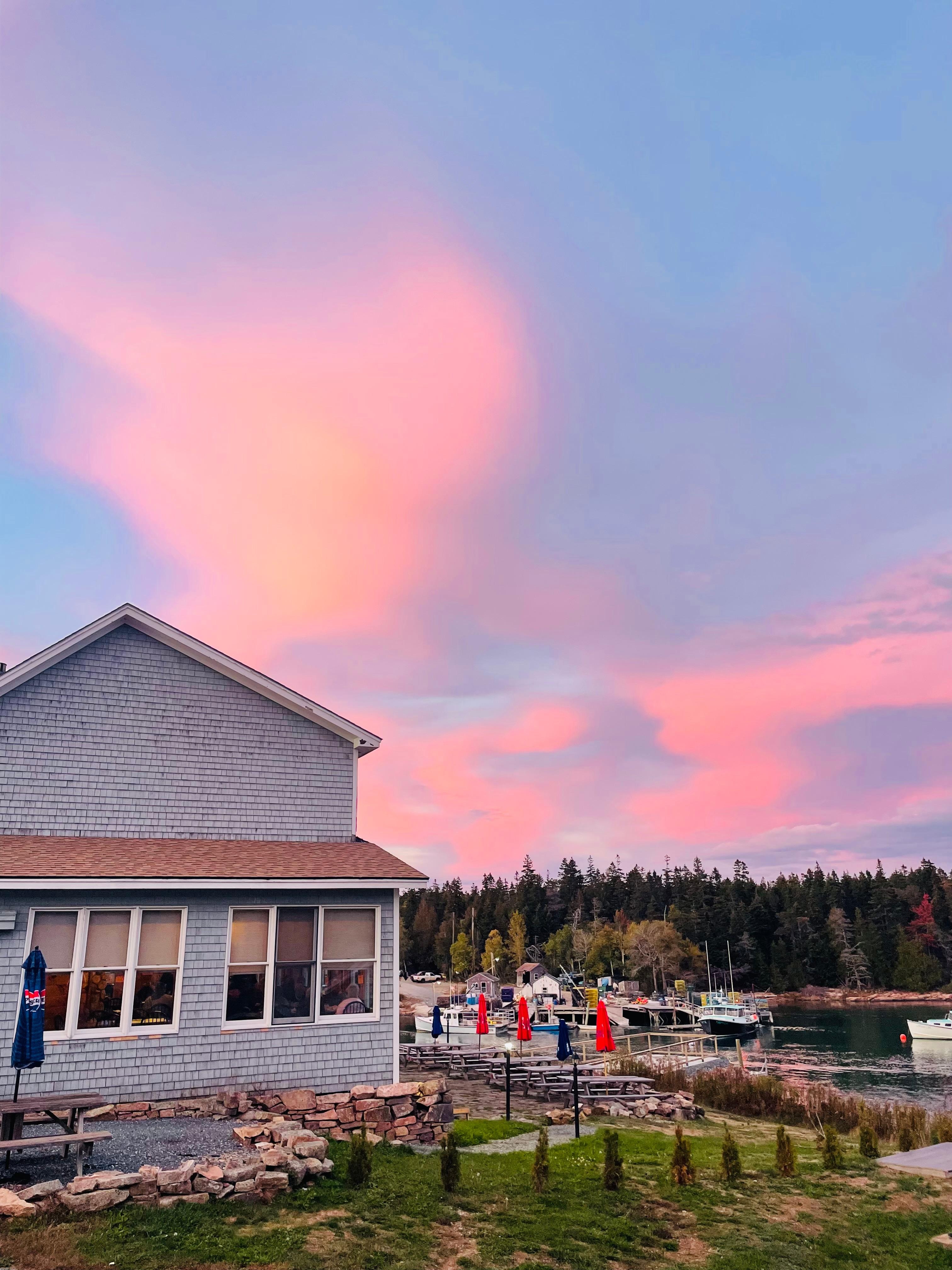 Sunset from the front deck! 