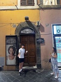 Front door enters straight into one of the many High Streets with a beautiful restaurant just around the corner.