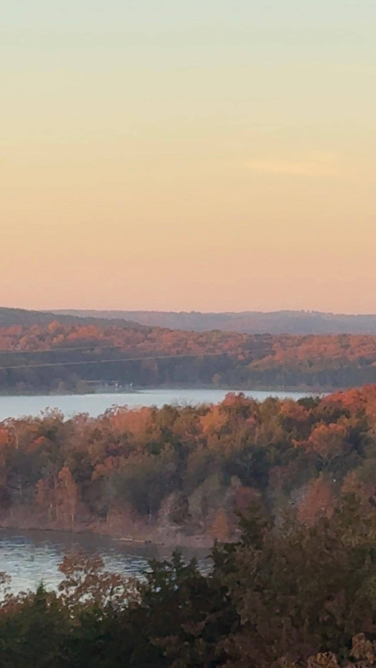Sunrise from back patio 