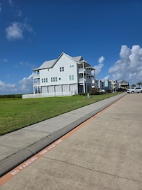 From the street