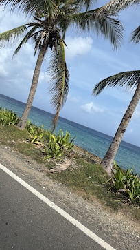 Driving around the island