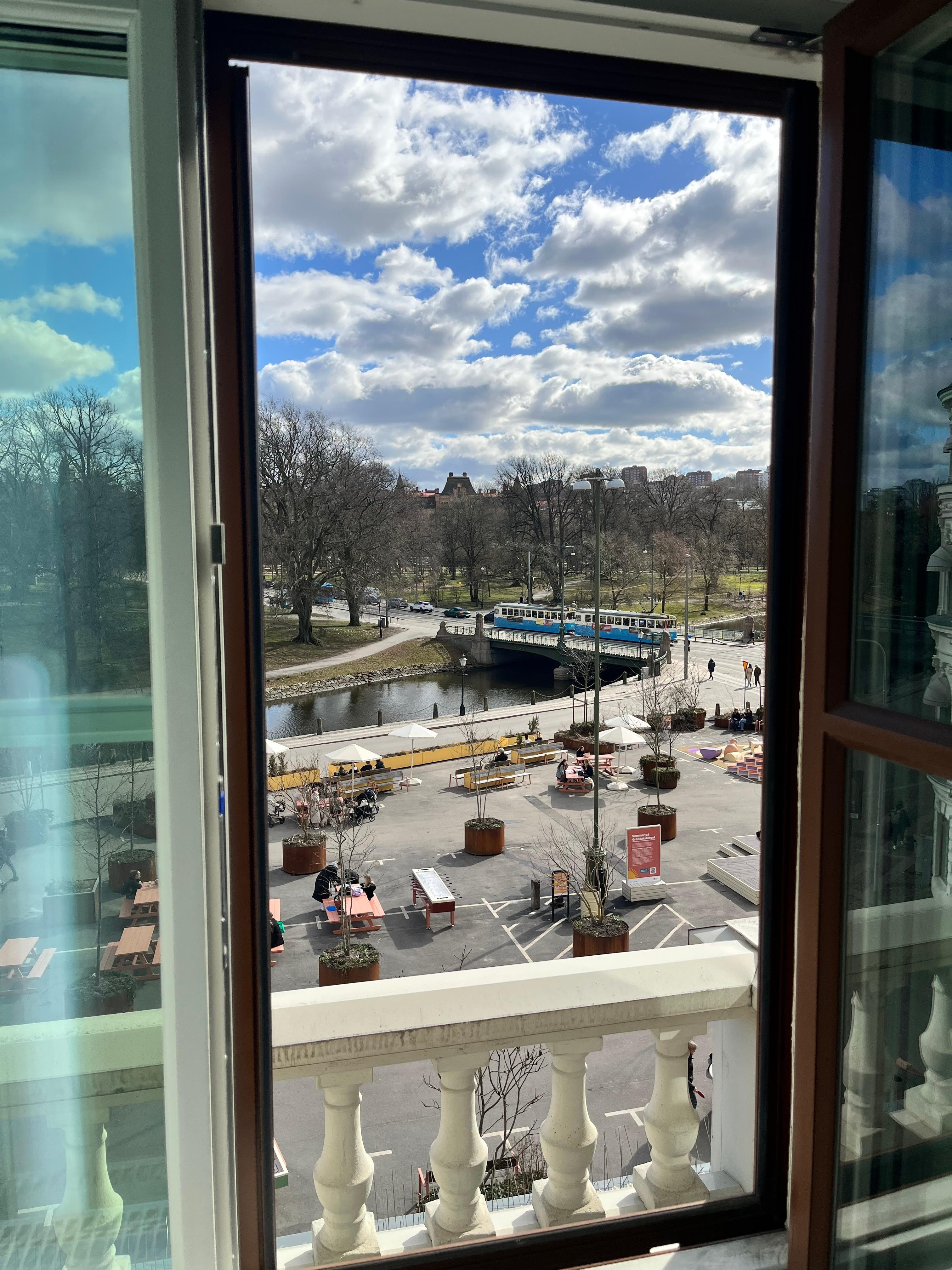 Udsigten fra vores værelse☺️