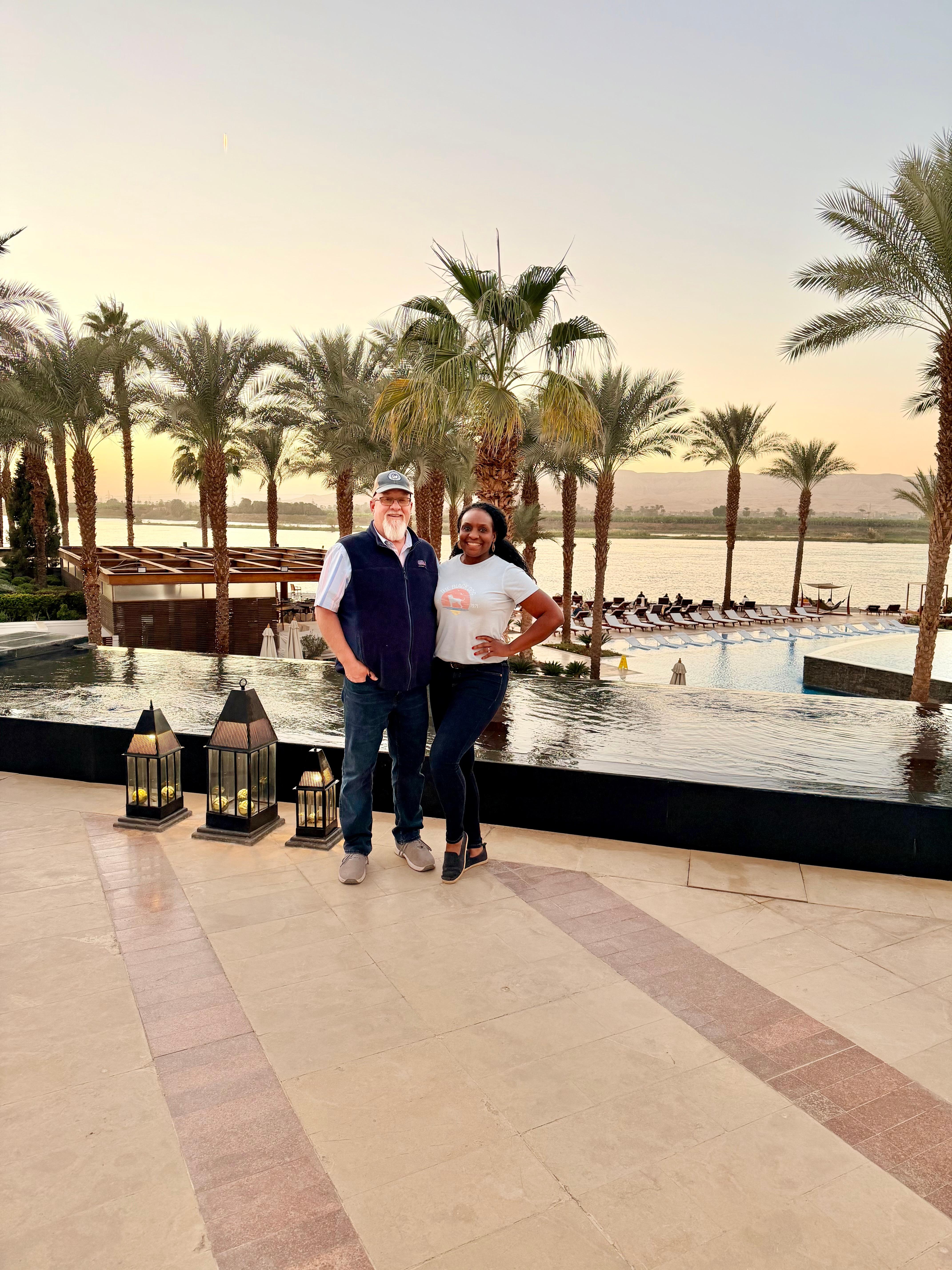 Hilton Luxor resort pool area