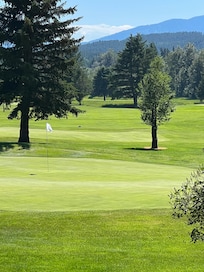 View from the Master bedroom of the golf course.