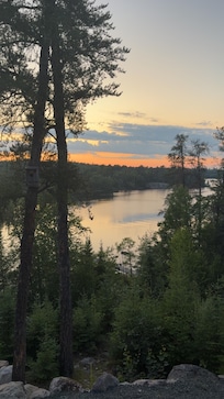 Sunset from the deck.