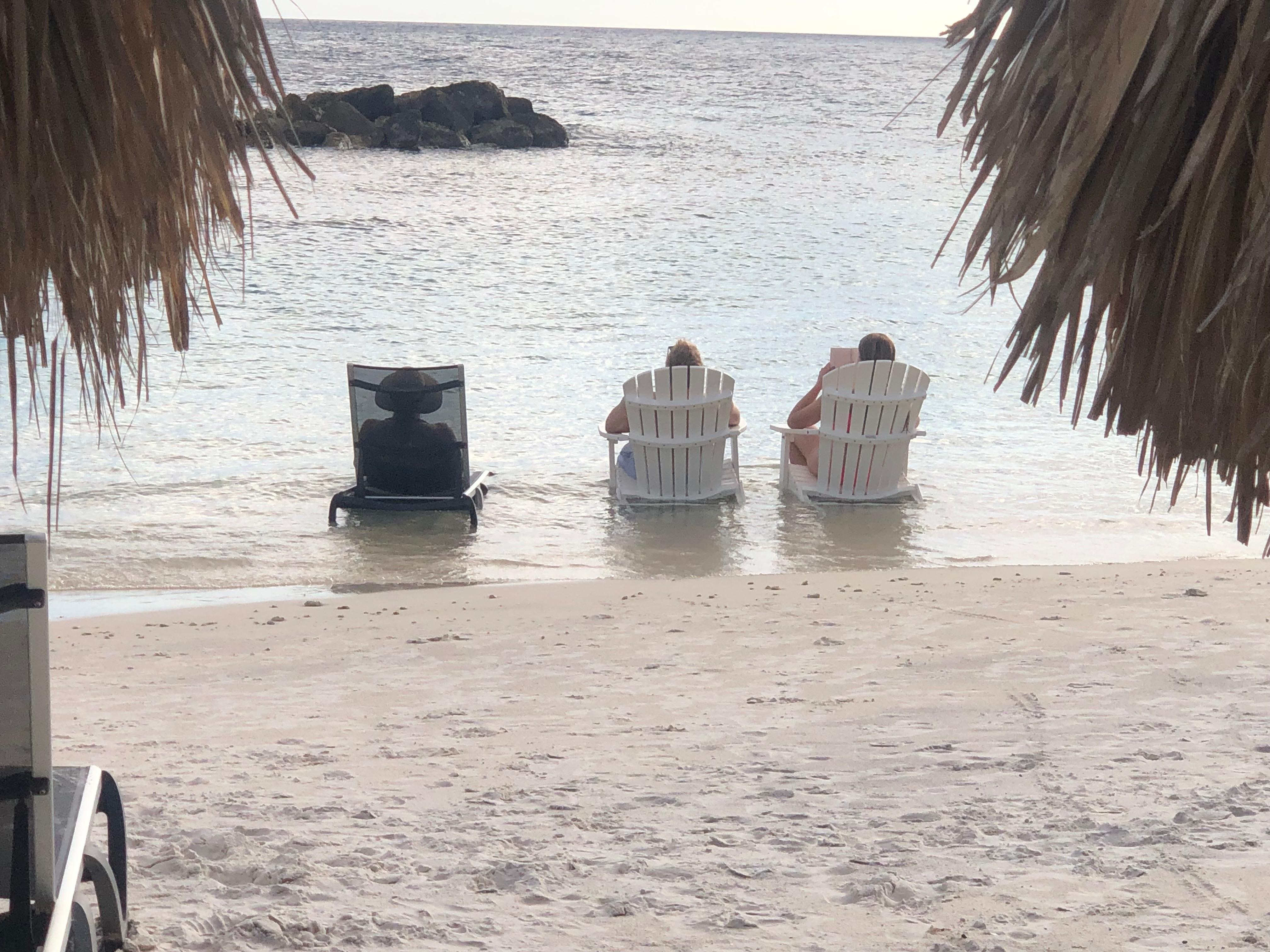 Relaxing beach