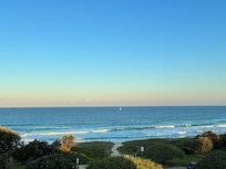 The view from the balcony.