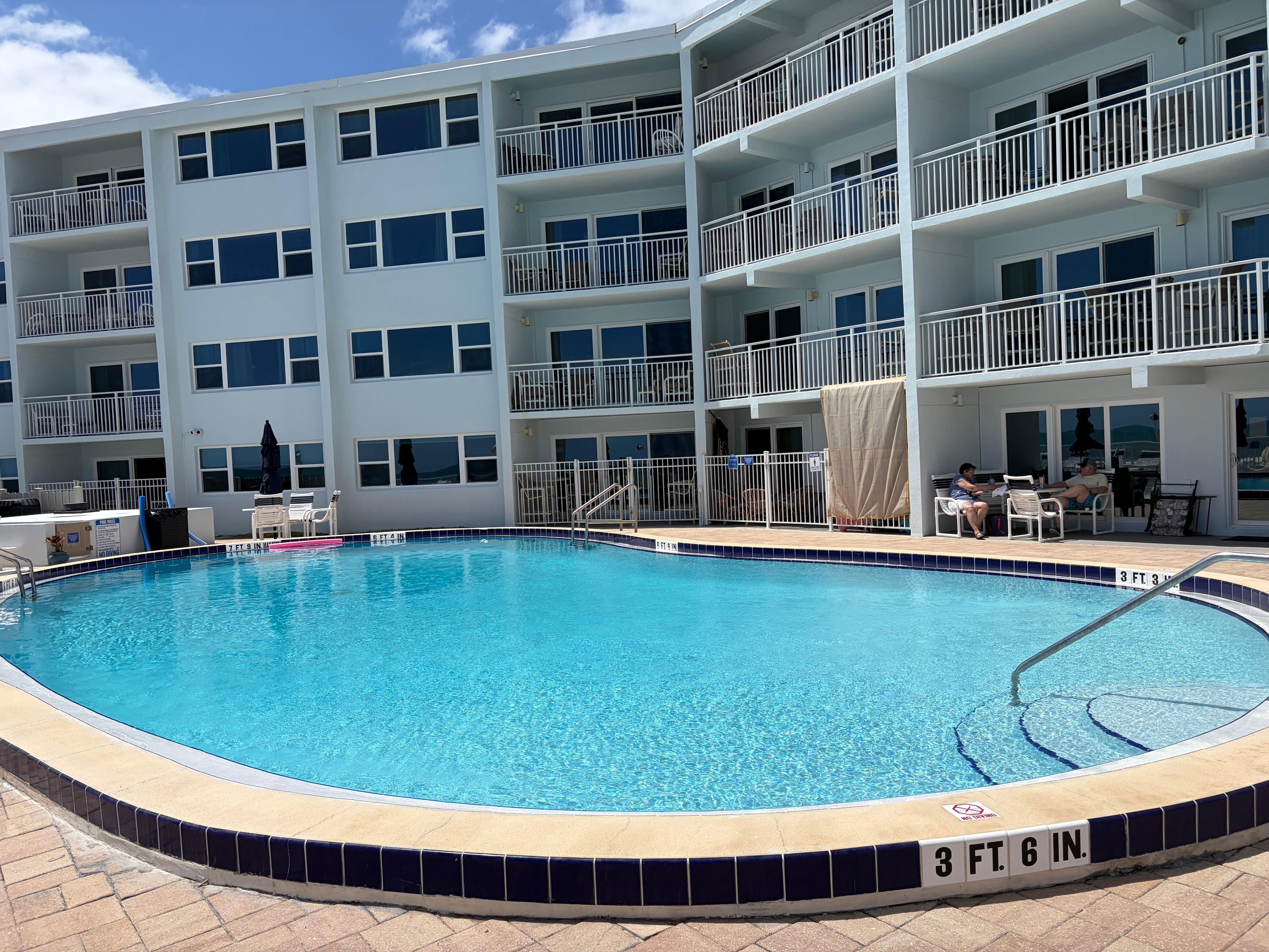 This is from my lounge chair on the pool patio